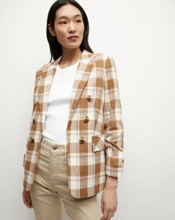 Veronica Beard Jackets & Outerwear*Beacon Dickey Jacket in Ochre Multi OchreMulti