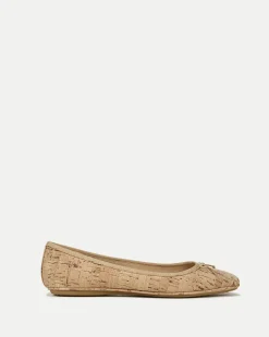 Veronica Beard Flats & Loafers*Beatrix Cork Ballet Flat | Cork Flat Shoes Natural