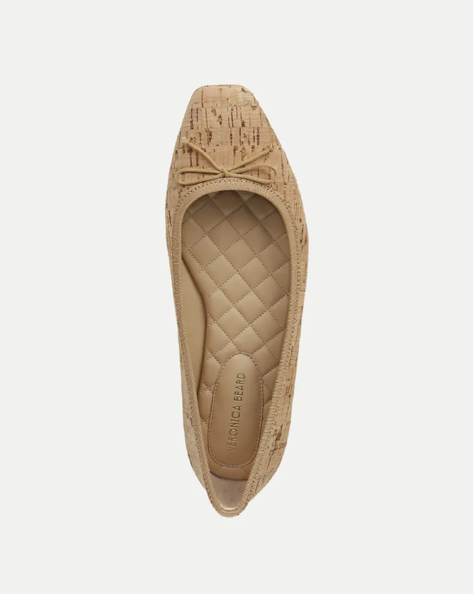 Veronica Beard Flats & Loafers*Beatrix Cork Ballet Flat | Cork Flat Shoes Natural