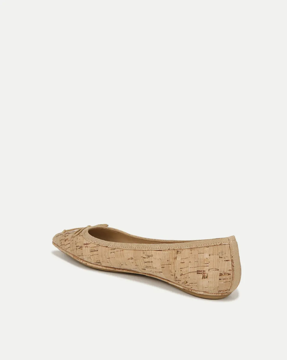 Veronica Beard Flats & Loafers*Beatrix Cork Ballet Flat | Cork Flat Shoes Natural