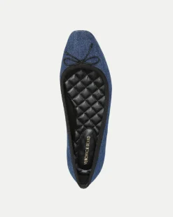 Veronica Beard Flats & Loafers*Beatrix Denim Ballet Flat Blue