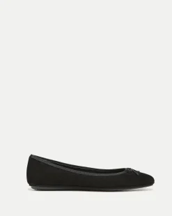 Veronica Beard Flats & Loafers*Beatrix Suede Ballet Flat Black