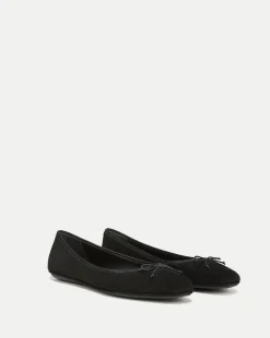 Veronica Beard Flats & Loafers*Beatrix Suede Ballet Flat Black