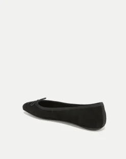 Veronica Beard Flats & Loafers*Beatrix Suede Ballet Flat Black