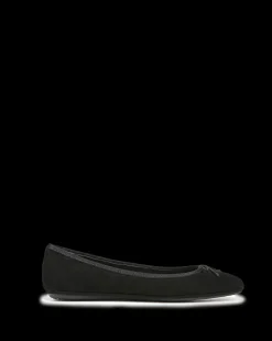Veronica Beard Flats & Loafers*Beatrix Suede Ballet Flat Black