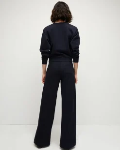 Veronica Beard Tops*Beaumont Logo Sweatshirt in Navy