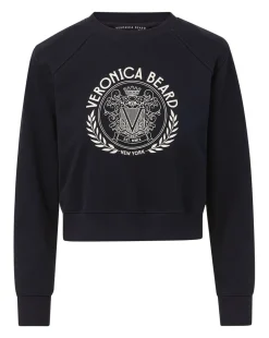Veronica Beard Tops*Beaumont Logo Sweatshirt in Navy