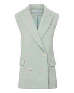 Veronica Beard Jackets & Outerwear|Tops*Becca Oversized Blazer Vest SeaMist