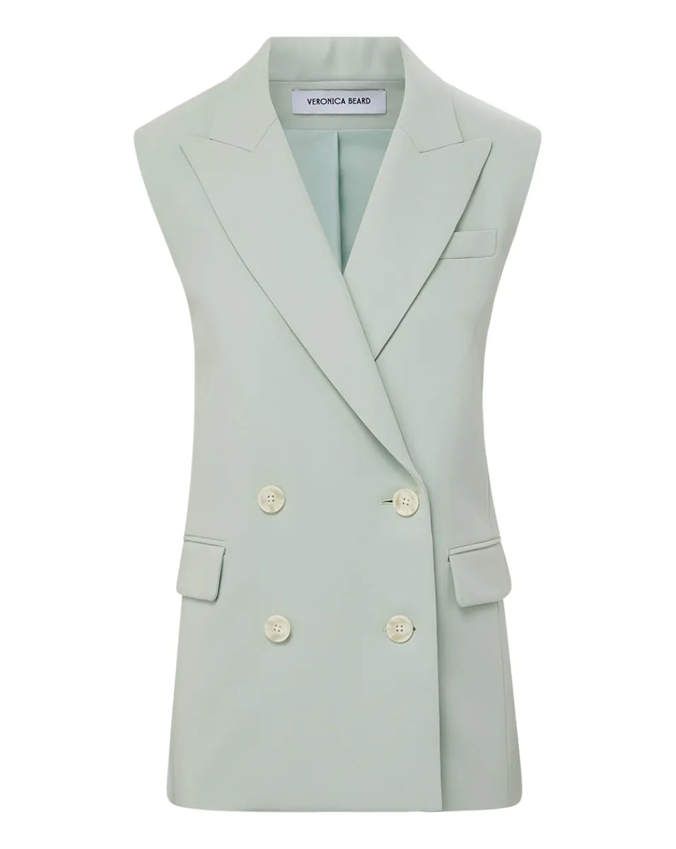 Veronica Beard Jackets & Outerwear|Tops*Becca Oversized Blazer Vest SeaMist