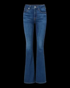 Veronica Beard Jeans|Vb Classics*Beverly High Rise Skinny Flared Jeans BrightBlue