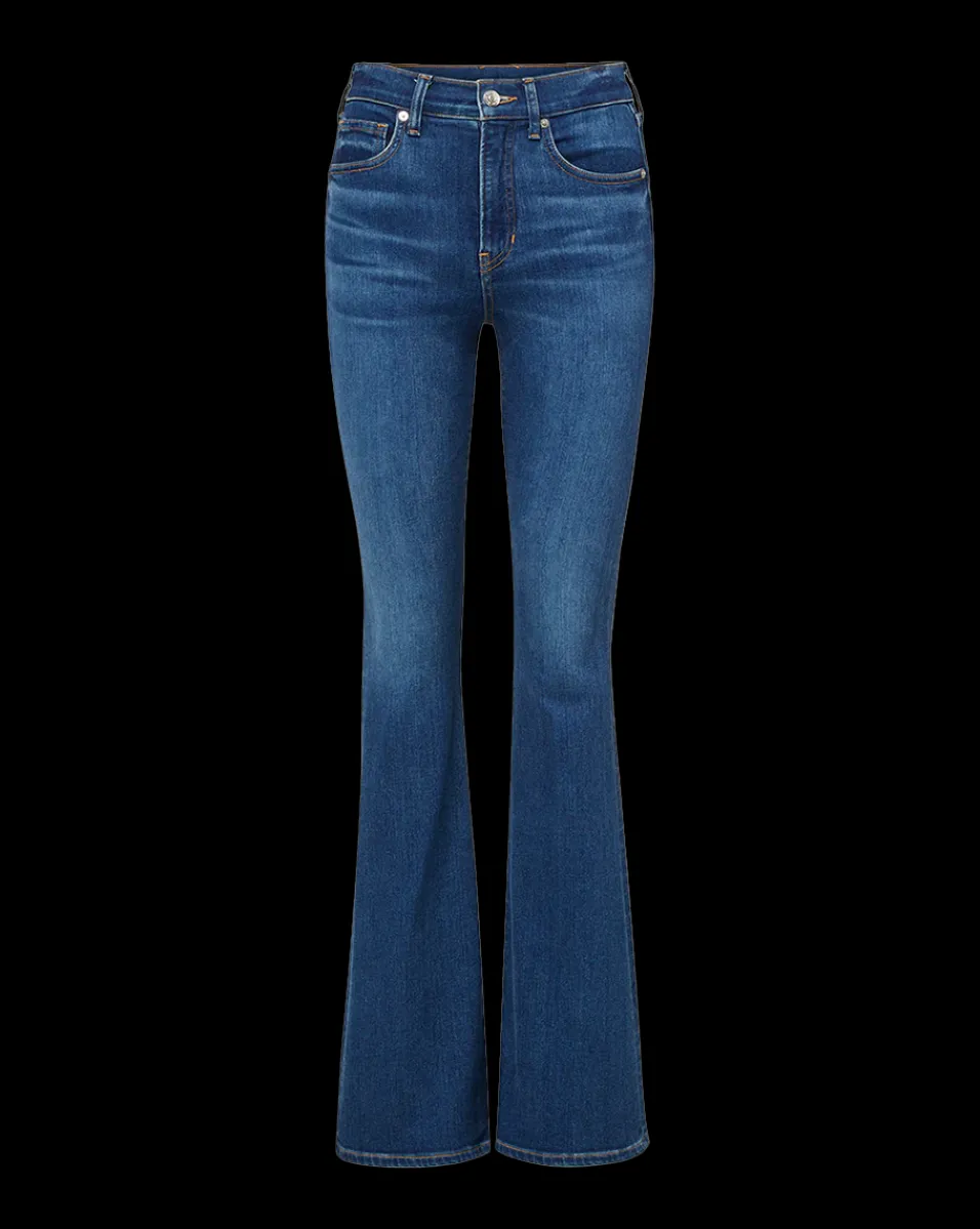 Veronica Beard Jeans|Vb Classics*Beverly High Rise Skinny Flared Jeans BrightBlue