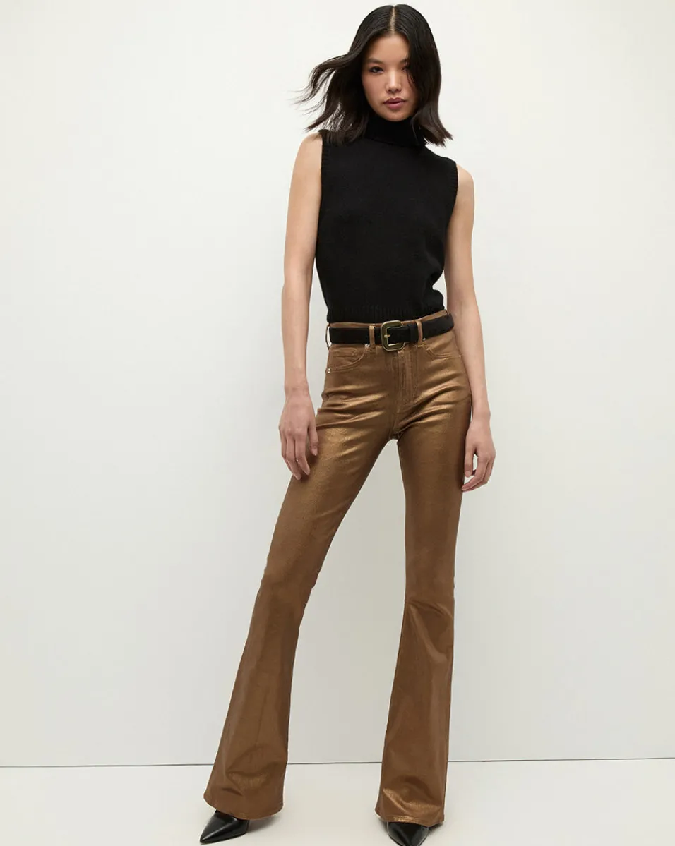 Veronica Beard Jeans|The Veronicas' Favorites*Beverly Skinny Flare Jeans in Bronze AntiqueBrass