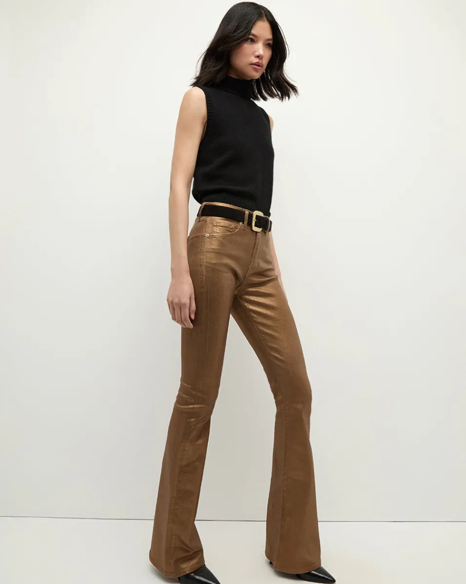 Veronica Beard Jeans|The Veronicas' Favorites*Beverly Skinny Flare Jeans in Bronze AntiqueBrass