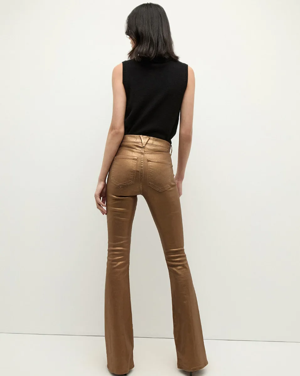 Veronica Beard Jeans|The Veronicas' Favorites*Beverly Skinny Flare Jeans in Bronze AntiqueBrass