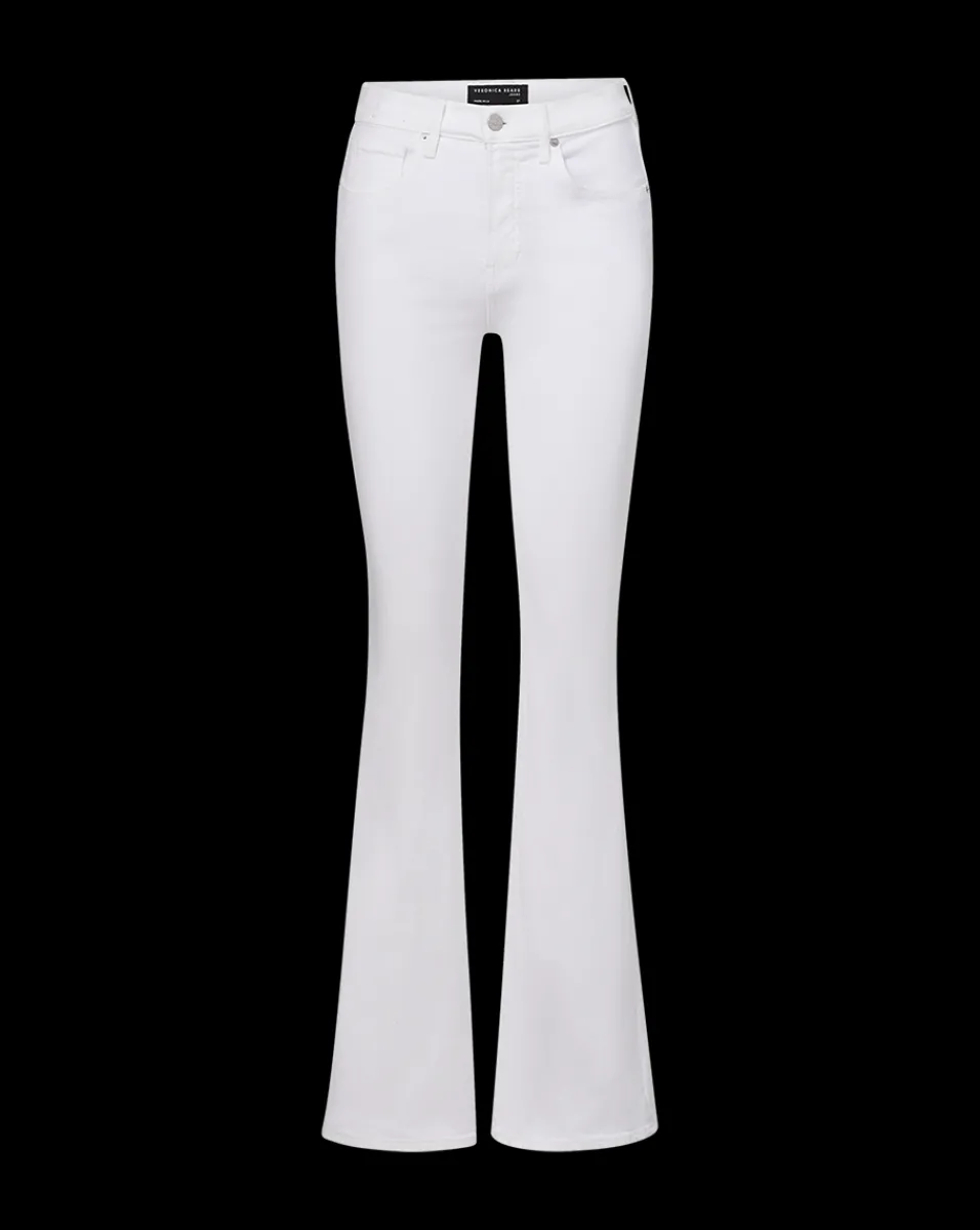 Veronica Beard Jeans|Extended Sizes*Beverly Skinny-Flare Jean | Extended White