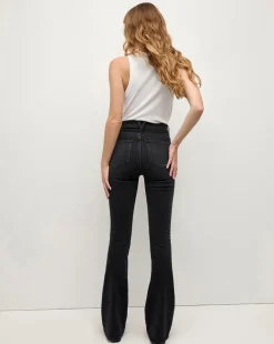 Veronica Beard Jeans*Beverly Skinny-Flare Jean in Washed Onyx WashedOnyx