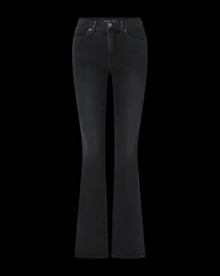 Veronica Beard Jeans*Beverly Skinny-Flare Jean in Washed Onyx WashedOnyx