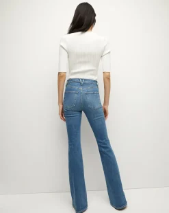 Veronica Beard Jeans*Beverly Skinny-Flare Jean in Sedona River SedonaRiver
