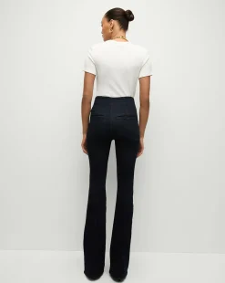 Veronica Beard Jeans*Beverly Skinny-Flare Jean in Indigo Wash IndigoRinse