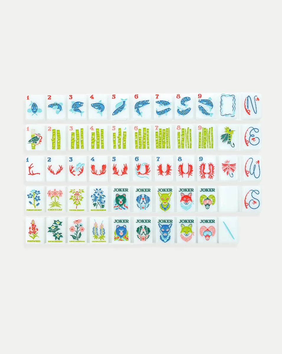 Veronica Beard Accessories|The Gift Guide*Big Sky Mahjong Tiles | The Mountain Line in Multi