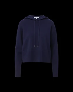 Veronica Beard Sweaters|Tops*Billy Merino Cashmere Hoodie in Navy
