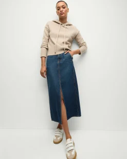 Veronica Beard Sweaters|Tops*Billy Merino Cashmere Hoodie in Oatmeal