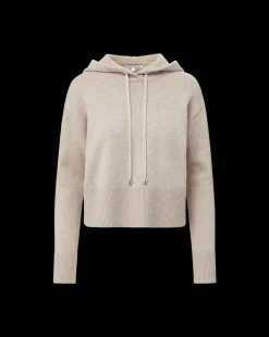 Veronica Beard Sweaters|Tops*Billy Merino Cashmere Hoodie in Oatmeal