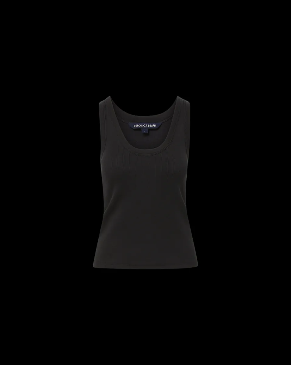Veronica Beard Tops|Vb Classics*Birke Scoopneck Tank in Black