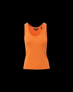 Veronica Beard Tops*Birke Scoopneck Tank in Orange