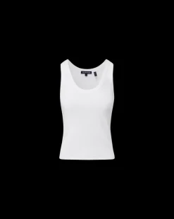 Veronica Beard Tops|Vb Classics*Birke Scoopneck Tank in White