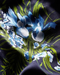 Veronica Beard Dresses*Bixie Stretch-Silk Slip Dress in Navy Multi NavyMulti