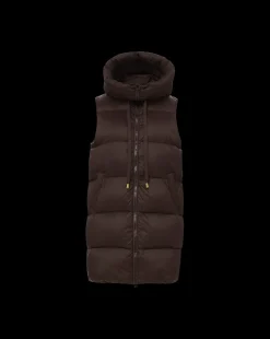 Veronica Beard Jackets & Outerwear*Bria Puffer Vest in Dark Chocolate DarkChocolate