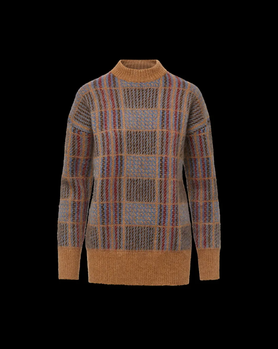 Veronica Beard Sweaters|Tops*Bristol Plaid Sweater in Russet RussetMulti