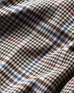 Veronica Beard Pants*Brixton Plaid Wide-Leg Cropped Pant Multi