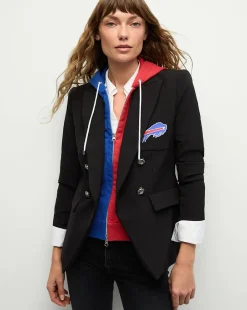 Veronica Beard Jackets & Outerwear*Buffalo Bills Dickey Jacket in Black/Silver BuffaloBills