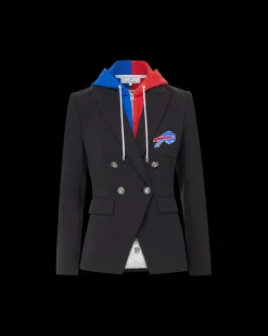 Veronica Beard Jackets & Outerwear*Buffalo Bills Dickey Jacket in Black/Silver BuffaloBills