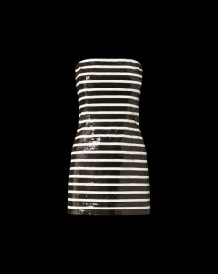 Veronica Beard Dresses|Party Dressing*Cala Sequin Mini Dress in Black & White Black/Off-White