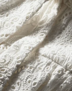 Veronica Beard Dresses*Calibra Eyelet Dress White