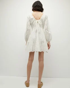 Veronica Beard Dresses*Calibra Eyelet Dress White