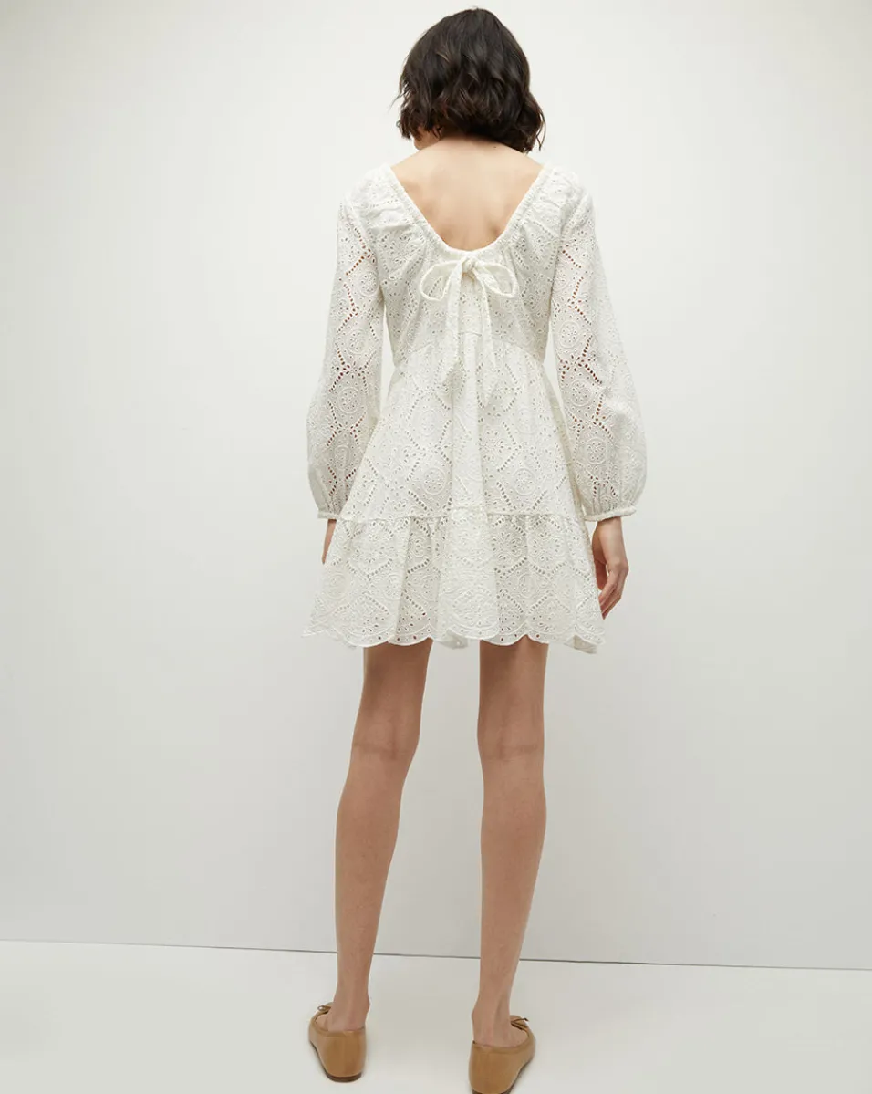 Veronica Beard Dresses*Calibra Eyelet Dress White