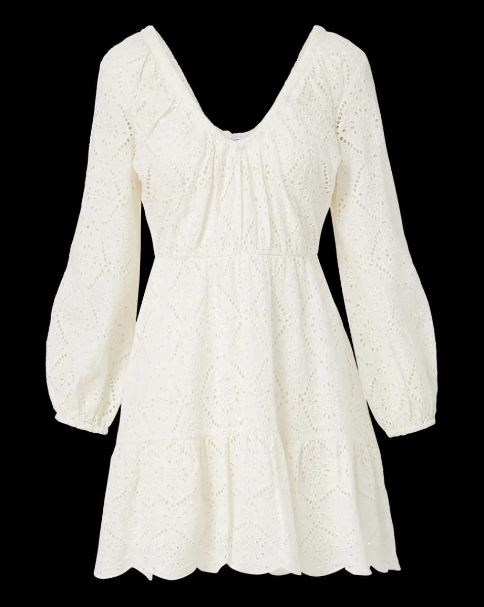Veronica Beard Dresses*Calibra Eyelet Dress White