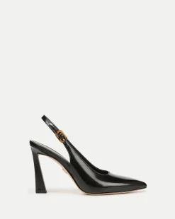 Veronica Beard Pumps|Party Dressing*Callie Leather Slingback Pump in Black