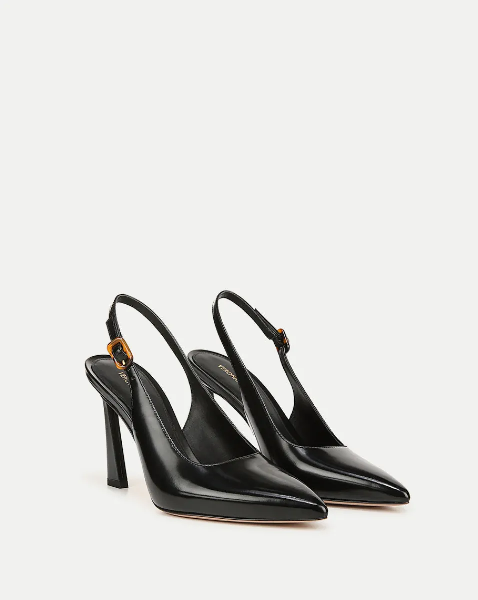 Veronica Beard Pumps|Party Dressing*Callie Leather Slingback Pump in Black