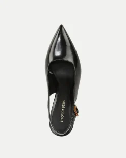 Veronica Beard Pumps|Party Dressing*Callie Leather Slingback Pump in Black