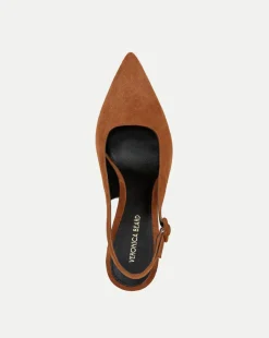 Veronica Beard Pumps*Callie Suede Slingback Pump in Caramel
