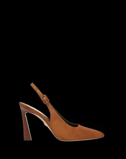 Veronica Beard Pumps*Callie Suede Slingback Pump in Caramel