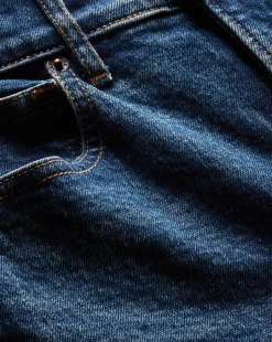 Veronica Beard Jeans|The Veronicas' Favorites*Cameron Bootcut Jean with Raw Hem in Dark Blue Denim Thriller