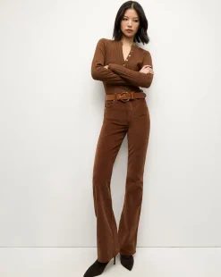 Veronica Beard Jeans|Pants*Cameron Corduroy Bootcut Pant in Brown DeepOchre