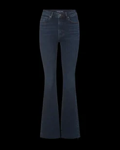 Veronica Beard Jeans*Cameron Raw Hem Bootcut Jean in Dark Ink DarkInk