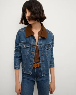 Veronica Beard Jackets & Outerwear|The Veronicas' Favorites*Cara Jean Jacket with Corduroy Collar Thriller